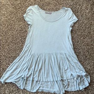 Light blue tunic top